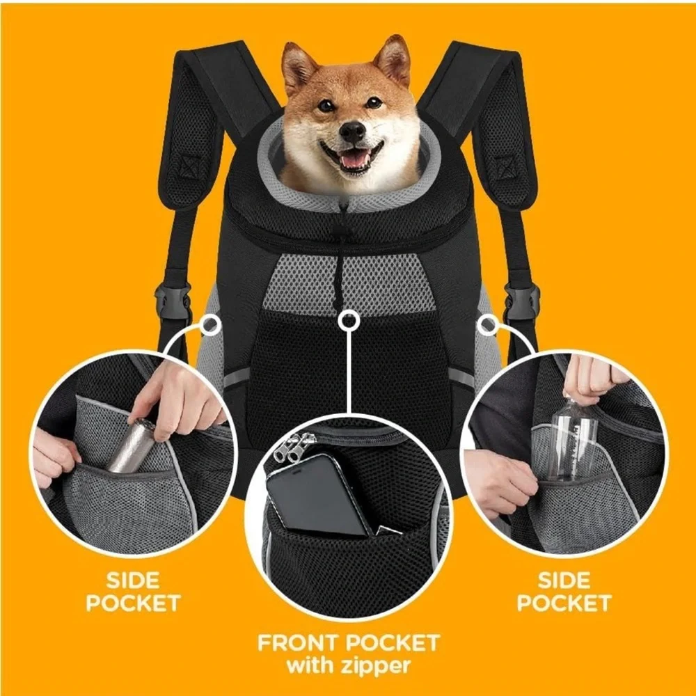 Wuffie large pink pet backpack/carrier for dogs up to 26 lbs. NEW